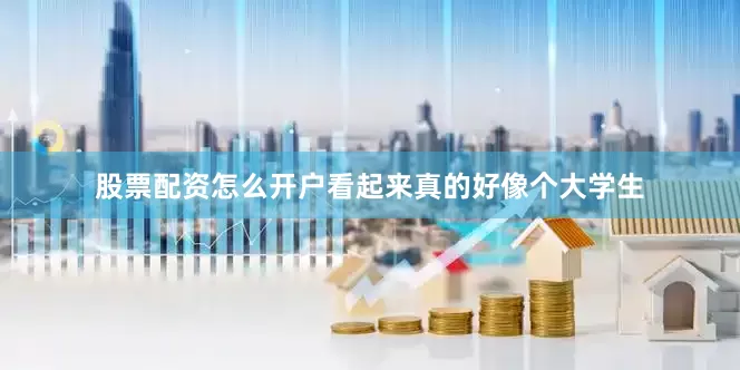 股票配资怎么开户看起来真的好像个大学生